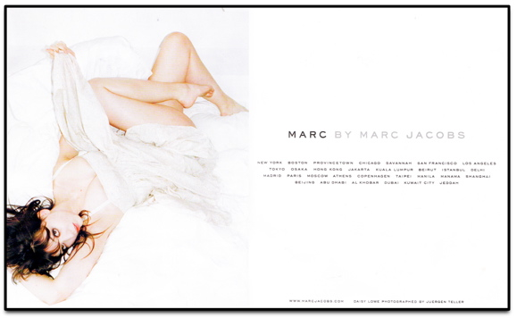 Victoria Beckham Marc Jacobs Ad. Victoria Beckham has been