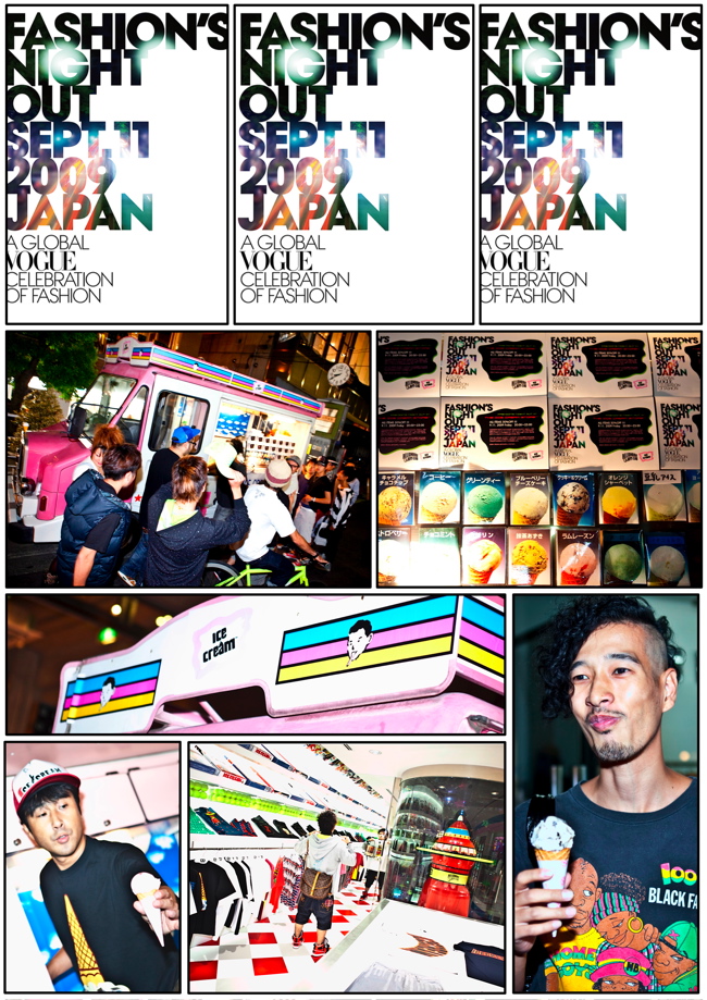 fashion's night out tokyo bilionaire's boyz club ice cream store harajuku