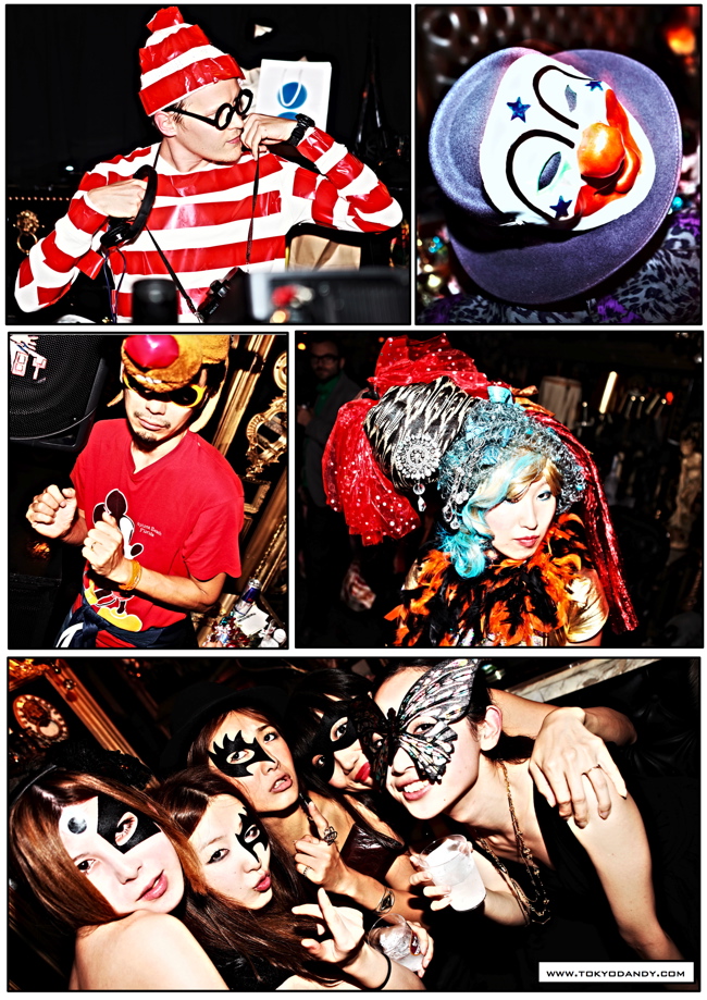 Colette Paris Halloween party trump room shibuya tokyo