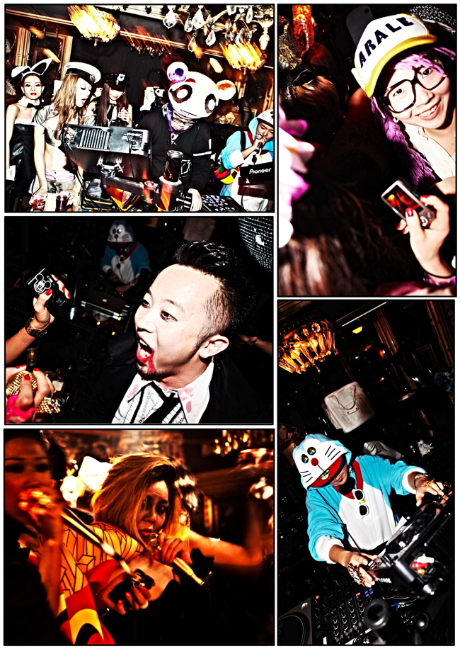 Colette Paris Halloween party trump room shibuya tokyo