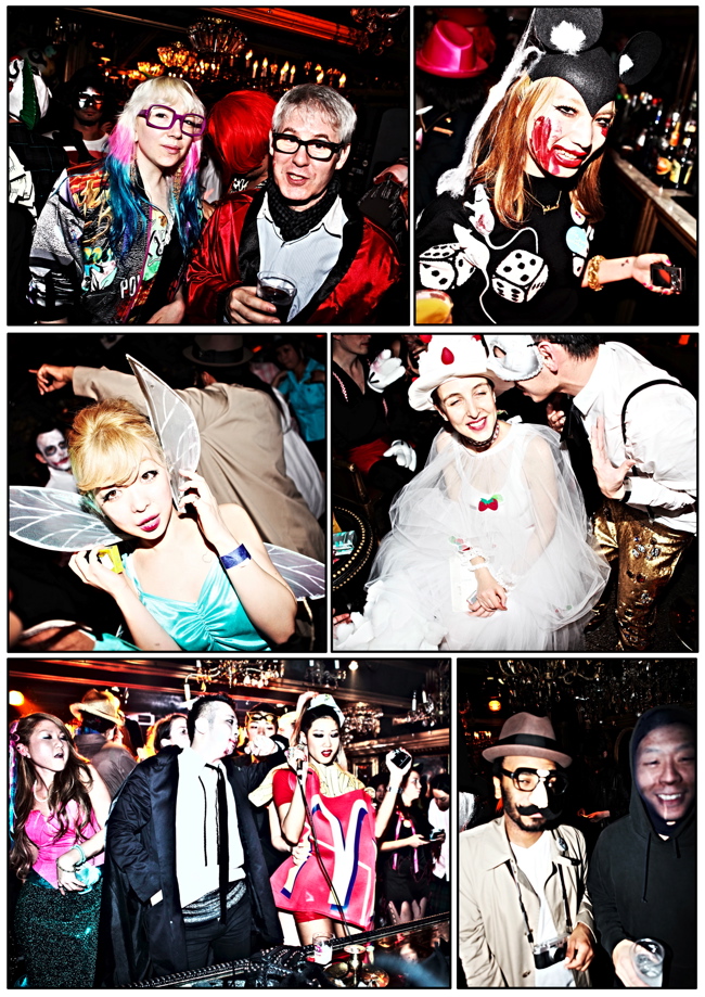 Colette Paris Halloween party trump room shibuya tokyo