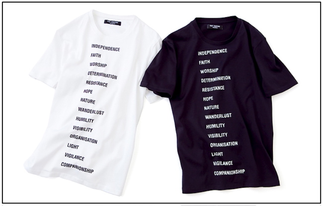 RAF SIMONS 1st Anniversary T-Shirt