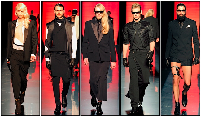 JEAN PAUL GAULTIER MENSWEAR 2011/12 A/W – PARIS – TOKYO DANDY