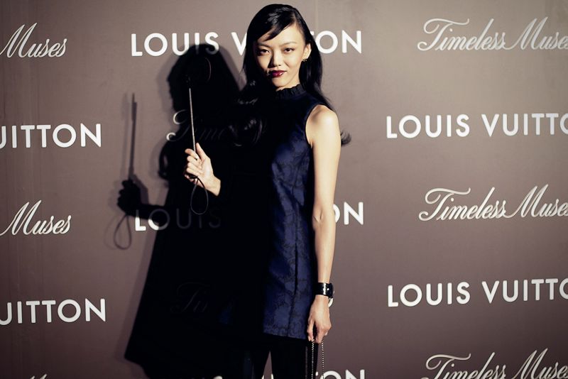 Princess Tenko and Patrick-Louis Vuitton at the 'Timeless Muses' exhibition  opening event in Tokyo