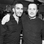 Marc and Kim backstage after the LV F/W 2012 Men’s show, Paris.
