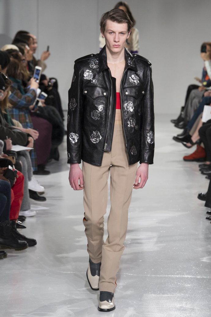 calvin klein raf simons pants